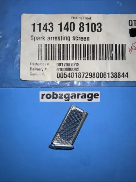 1143-140-0803 Stihl 1143-140-8103 Genuine Muffler Exhaust Spark Screen Ms231 C Ms251 C-be B68