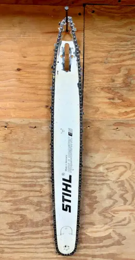 3003-000-8830 Stihl Oem Good 24 Inch 25 Chainsaw Guide Bar And Chain 3/8 .050 84dl