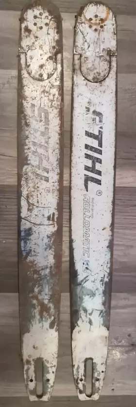 30030004030 Stihl 25 Inch Rollomatic Chainsaw Bar Lot 2 Pc 3/8
