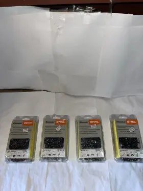 3623-005-0060 Stihl 4 New 20 Inch Chain Saw Chains 3/8 050 72 Drive Links Hard Size To Find