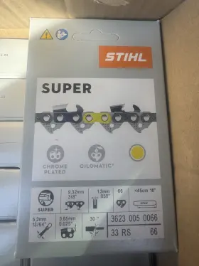 36230000066 Stihl 33rs 66dl Oem .050 Inch Gauge 3/8 Pitch 18 Chainsaw Chain