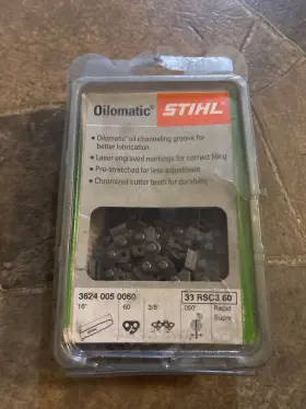36240050060 Stihl Part # 3624 005 0060 16 Inch Chainsaw Chain 3/8 .050 60dl