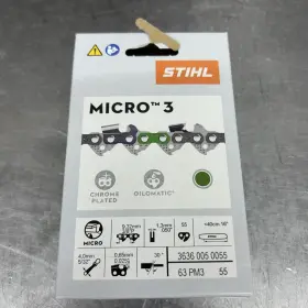 36360050055 Stihl 63pm3 55 Dl 3/8 P 1.3 Mm Chain For 16 /40 Cm Bar Oem 3636 005 0055