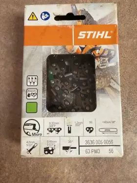 36360050056 Stihl 63pm3 56 Dl 3/8 P 1.3 Mm Chain For 16 /40 Cm Bar Oem 3636 005 0056