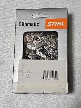 36rs70 Stihl 3/8 Inch .063 Rapid Super 70 Link Chainsaw Chain Non Safety