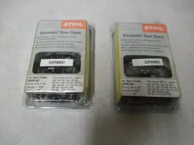 3989-005-0060 Stihl 33rm-60 Oem Chainsaw 16 Inch Chain-new-3/8 Pitch .050 Gauge 60dl-lot Of 2