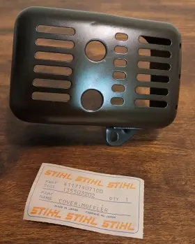 41171407100 Stihl Muffler Cover Made In Japan