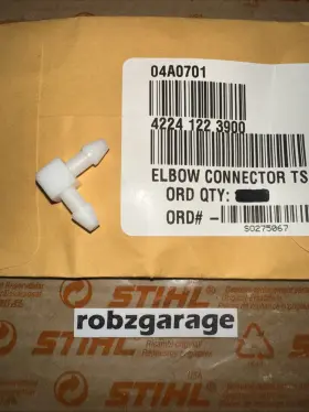 4224-122-3900 Stihl Genuine Elbow Connector Ms241 Ms311 Ms362 C Ms462 Ts800 -b57