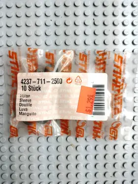 4237-711-2500 Stihl Qty 10 Oem Genuine New Old Stock Sleeve