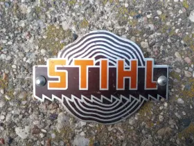 5489 Stihl Logo Chainsaw Emblem Replacement Comes With Two Screws