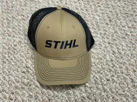 8403369 Stihl 649869005230 New Genuine Outfitters Apparel Hat Khaki/black Snap Back