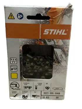 3623-005-0068 Stihl 795711251147 Oem 3623 005 0068 Chain 33rs 68 3/8 Inch .050 68dl Brand New