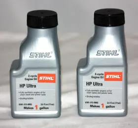 Stihl 795711346294 Oem Hp Ultra 2 Cycle Synthetic Engine Oil -2.6 Fl Oz Makes 1 Gallon Pack
