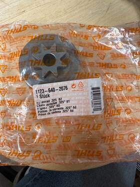 Stihl 795711380380 Genuine 1123 640 2076 Chain Sprocket .325 Inch 8-tooth Fits 021 023 025 Ms210