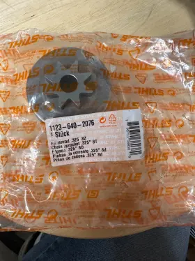 Ms210 Stihl 795711380380 Genuine 1123 640 2076 Chain Sprocket .325 Inch 8-tooth Fits 021 023 025