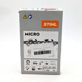 Stihl 795711690953 Micro Chainsaw Chain 71 Pm3 64 30cm Blade 1/4 Inch 36700000064