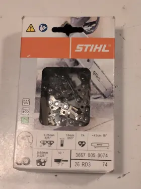 26rd3 Stihl 795711824488 Carbide 18 Inch Oilomatic Chainsaw Chain Ms270 Ms271 Ms290 Ms291 74
