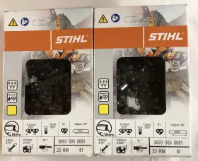 0081 Stihl 886661880805 2 20 Inch 23 Rm 81 Chainsaw Chains 3693 005 .325 Pitch .050 Gauge Dl