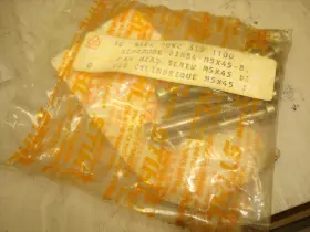 90493191100 Stihl Qty 8 Metic Flat Slotted Pan Head Screw M5x45mm Fastener Chainsaw Part