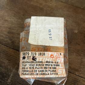 Stihl 90793191010 6 Nos Oem 9079 319 1010 Flat Head Screws M5x18