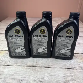 Sunjoe 810829022417 Sun Joe Bar Chain Oil 3-pack All-season Chainsaw Lubricant 1 Quart Each