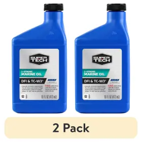Wm061016 Super Tech Tc-w3 Outboard 2 Cycle Engine Oil 16 Oz Bottle. Select Your Pack