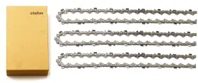 Ta3x8p11h343 Tallox 3 Pack 8 Inch Chainsaw Chains 3/8 Lp .043 34 Drive Links Fits Poulan Remin
