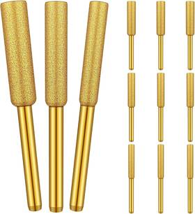 Teaaha 575665 1 Xumdn7x5n 12 Pcs Gold Chainsaw Sharpener Bits High Hardness Diamond