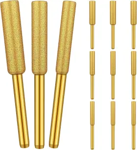Xumdn7x5n Teaaha 575665 1 12 Pcs Gold Chainsaw Sharpener Bits High Hardness Diamond