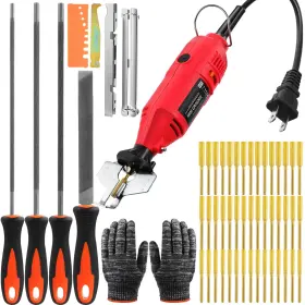 Jyd-threlaco-2010 Threlaco Portable Electric Chainsaw Sharpener Kit With Chain Saw Tool 8 Pcs