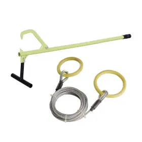 Timber Tuff 840023806148 Yard Lumber Log Cutting Timberjack Tool And Choker Cable With Tow Rings