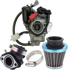 Topemai 676422327461 150cc Carburetor For Gy6 4 Stroke Engines Electric Choke Motorcycle Scooter