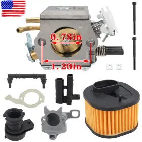 372xpw Topgearsltd Carburetor Hd Air Filter Holder Intake Kit Fits Husqvarna 503 81 80-04