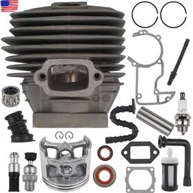 Topgearsltd 710050830044 New 54mm Cylinder Piston &ring Kit Bearing Gaskets Oil Seals For Stihl 066 Ms660