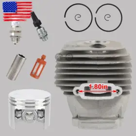 Ts480i Topgearsltd 710414572870 For Stihl Ts500i Cut-off Saw Bore 52mm Cylinder Piston Fuel Filter Kit