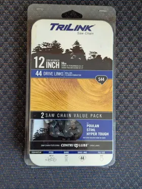 15044x2tlw Trilink 14333x2tlw S44 1 Inch 2 Pack Replacement Chain 44 Drive Links .050 Gauge