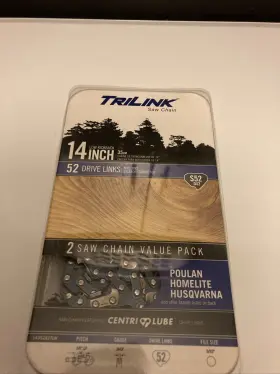 14352x2tlw Trilink 2-pack Saw Chain 14 Inch S52 .043 Poulan Homelite Husqvarna