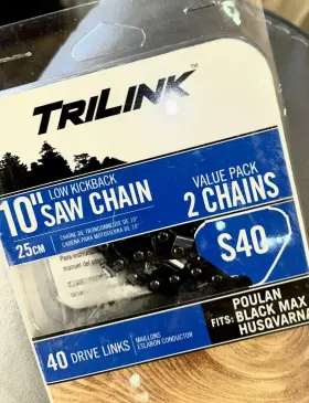 15040x2tlw Trilink 2 Pk Chainsaw Chain S40 Drive Links Husqvarna Echo Craftsman Remington Black Max