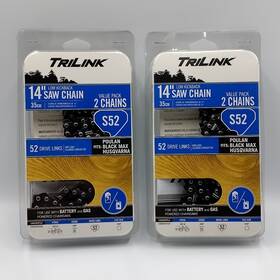 Trilink 15052x2tlw 2 New 2-pack 14 Inch Saw Chain S52 .050