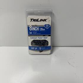 Trilink 810003620651 8 Inch Chainsaw Chain Semi-chisel 3/8 Lp .043ga. 5/32 File S34 14334tk