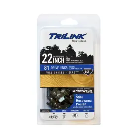 Trilink 818748014117 3/8 Lp .050 Gauge 81 Drive Links 24 Inch Chainsaw Chain With/for Poulan/poulan