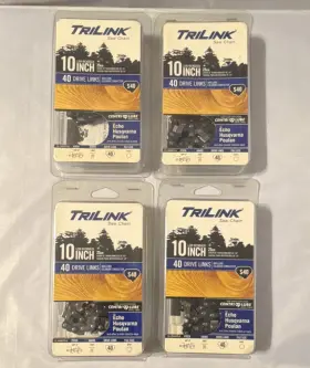 Cl15040tl Trilink S40 Chainsaw Chain 10 Inch 40 Drive Links 4 Pack For Echo Husqvarna Poulan