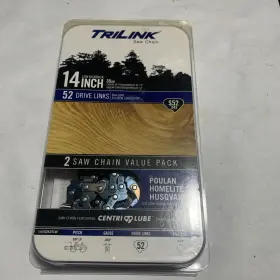Cl15052x2tl2 Trilink 2-pack Chain Saw 14 Inch S52 Echo Homelite Poulan
