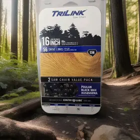 Cl15056x2tl2 Trilink 16 Inch Cl15056x2tl2- 3/8 Lp .050 S56 Dl Saw Chain Value Pack 2 Brand New