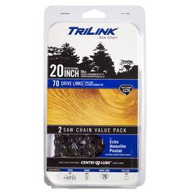 Trilink Cl85070x2tl2 Chainsaw Chain 3/8 Std Chis .050 70dl For Craftsman And Homelite Chainsaws