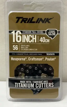 T655056tk Trilink New Sc56 Titanium 16 Inch Full Chisel Saw Chain R18