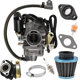 Trkimal-cf008 Trkimal Gy6 125cc/150cc Carburetor For 4 Stroke Engines Electric Choke Scooter Atv