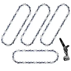 Troozy 850055797864 6-inch Chainsaw Chain 4 Packs For Pruning And Pole Saw 1/4 Inch Lp