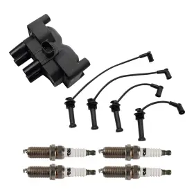 Tka18147 Trq Ignition Kit Coil Spark Plugs Wire Set Compatible With 2011-2013