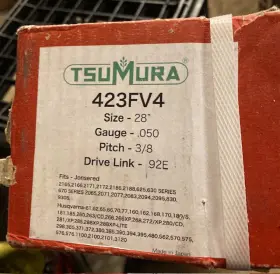 423fv4 Tsumura 28 Inch Bar Fits Husqvarna 572xp 372xp 562xp 395xp 365 3/8 .050 92dl